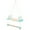Green, variant on Wall Hanging Shelf, Wooden Wall Mounted Swing Shelf with Rope toys Ornaments Storage Rack Nordic Organizer for Bedroom Green