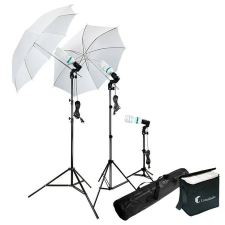 Photography Photo Portrait Studio 600W Day Light Umbrella Continuous Lighting Kit,