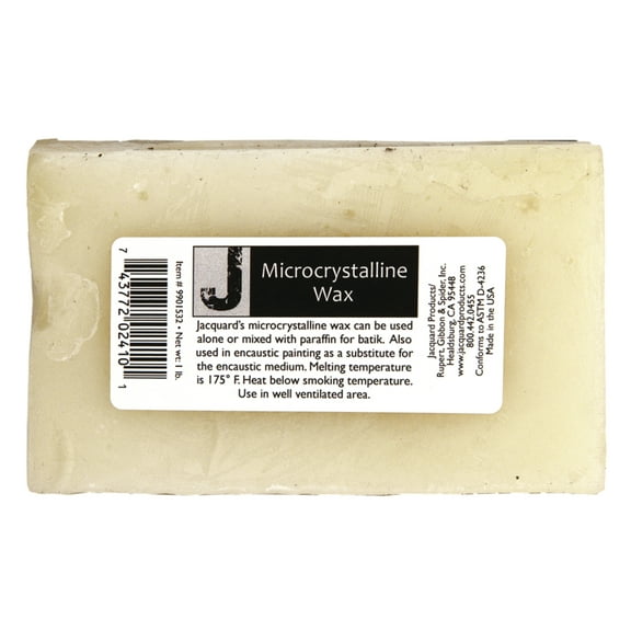 Jacquard Microcrystalline Wax, 1 lb. Block