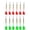 Red and Green, variant on BESTSKY 12Pcs Darts,Stable Flight Steel Tip Darts,Family Fun Dart Flights,Mixed Colors