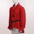 thumbnail image 3 of Chemise à Manches Longues Bandage Mode Haute Qualité Homme Gothique Blouse, 3 of 6