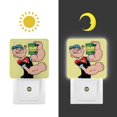 thumbnail image 3 of La Nueva Hora de Popeye Luz nocturna LED con sensor de anochecer a amanecer para dormitorio, baño, pasillo, escaleras - Lámpara LED nocturna de enchufe, 0.5W - 1 pieza, 3 of 6