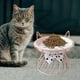 thumbnail image 3 of Comedero para perros y gatos, para comer y beber, elevado B rosa, 3 of 8