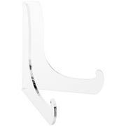 Plymor Clear Acrylic 60-Degree Angle Easel With Deep Support Ledges, 4.5" H x 4.5" W x 3.5" D