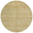 thumbnail image 2 of Addison Rugs Chantille Indoor/Outdoor Transitional Stripes Wheat Washable Round Rug, 8' x 8', 2 of 6