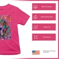 thumbnail image 4 of Tee Hunt Dean Russo Cute Love You Basset Youth T-Shirt Colorful Dog Pet Kids, Pink, Medium, 4 of 5