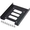 thumbnail image 2 of 3 Pcs Support de Montage SSD 2,5 Pouces à 3,5 Pouces pour Disque Dur, Plateau HDD pour Ordinateur de Bureau Portable (Noir), 2 of 8