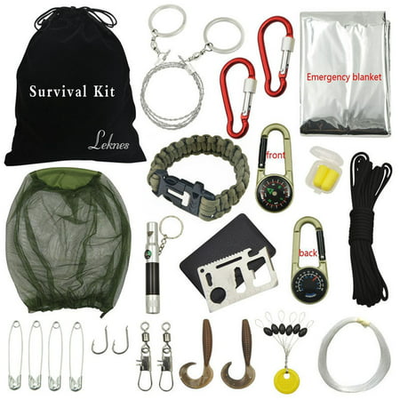 Outdoor Hiking Camping Emergency Survival Kits Tool Set First Aid Equipment
