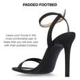 thumbnail image 4 of Journee Collection Womens Yevva Ankle Strap Stiletto Open Toe Pumps, 4 of 6
