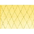 thumbnail image 1 of Ahgly Company Machine Washable Indoor Rectangle Solid Yellow Modern Area Rugs, 2' x 4', 1 of 4