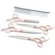 thumbnail image 4 of Tijeras de Peluquería para Mascotas Con Dorado, Juego de Tijeras de Peluquería Profesional de 4 piezas, con Peine para Gatos, Todas las Razas, 4 of 7