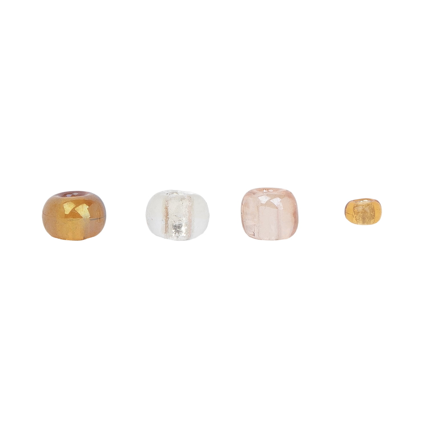 (2 pack) Cousin DIY 8-Strand Pink/Gold/Silver Seed Beads, Adult -Model 69995890
