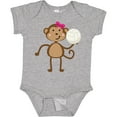 thumbnail image 3 of Inktastic Cute Volleyball Girl Monkey Girls Baby Bodysuit, 3 of 5