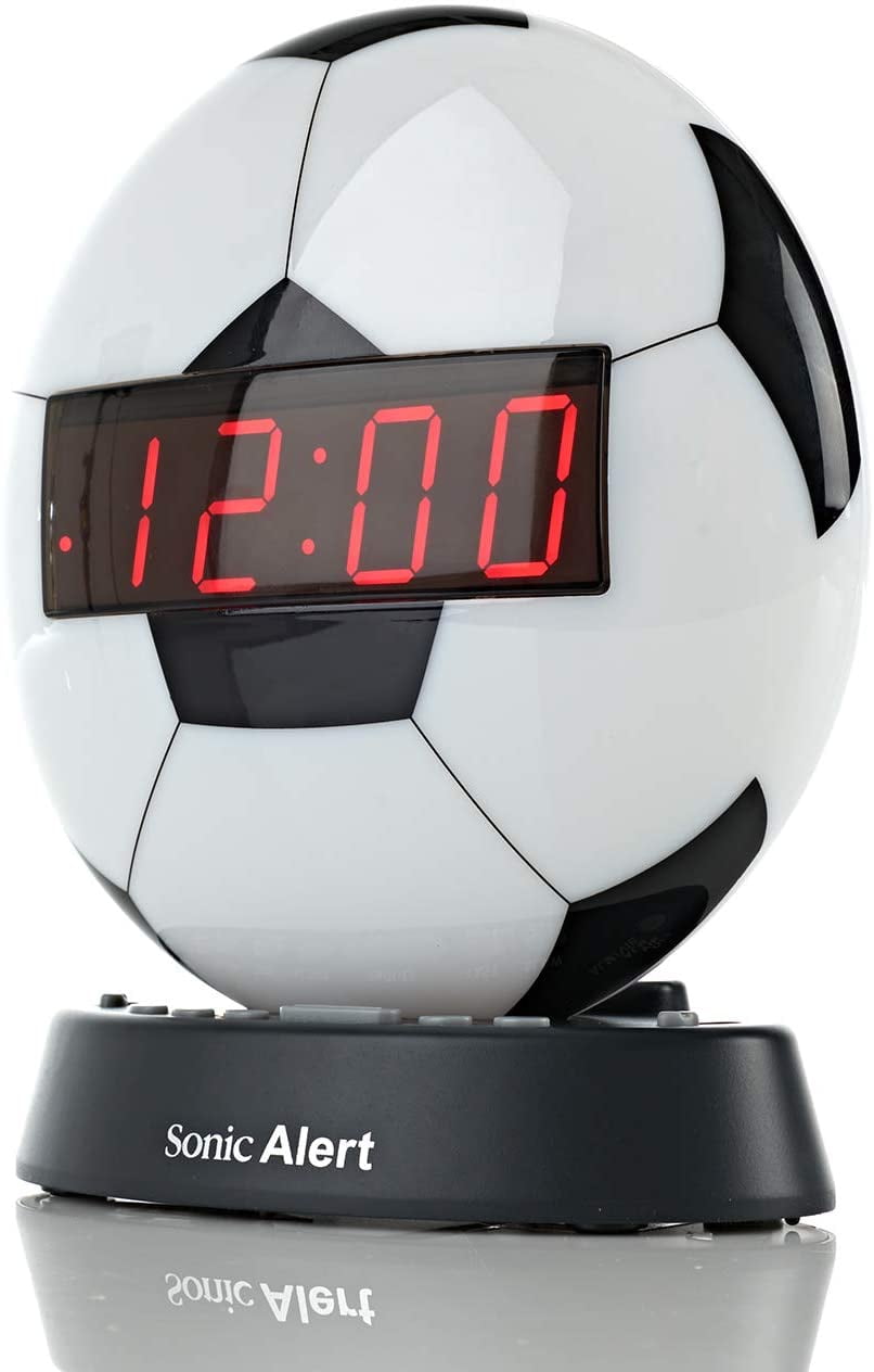 Details about   Chicago Quartz Movement Football Acrylic Alarm Snooze Clock 5 1/2" Tall 4" Wide 