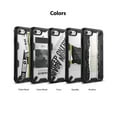 thumbnail image 4 of Ringke Fusion-X Compatible with iPhone SE 2022 / 2020 / 8 / 7 Case, Design Hard Back Shockproof Bumper Cover - Camo Black, 4 of 10