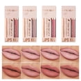 thumbnail image 4 of Long Lasting Non-stick Matte Liquid Lipstick Lip Gloss+Lip Liner Pencil Kit O3T5, 4 of 6
