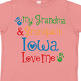 thumbnail image 4 of Inktastic Iowa Grandma Grandpa Loves Me Boys or Girls Toddler T-Shirt, 4 of 5