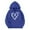 Dark Blue, variant on Cute Heart Print Hoodies for Girls Oversized Soft Pullover Hoodie Sweatshirts Teen Kids Long Sleeve Tops Clothes