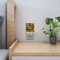 thumbnail image 4 of Square Light Sensor of LED Night Light, Sunflower Pattern Oil Painting Night Light Plug Into Wall for Kids Room, Bedroom, Bathroom, Kitchen, Hallway, 4 of 4