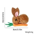 thumbnail image 5 of Decoraciones de Pascua, Adornos de Pascua, Regalos de Pascua Horquilla de Pascua para Mujer Mini Horquilla de Zanahoria Linda Horquilla para Niños Horquilla de Pascua para Niños La Horquilla, 5 of 5