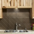 thumbnail image 5 of FASÄDE Monaco Decorative Vinyl Backsplash Panel in Argent Bronze (6X6 Inch Sample), 5 of 5