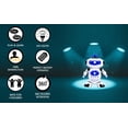thumbnail image 4 of Toysery Walking Dancing Robot Juguetes para niños - 360° Body Spinning Robot Toy con luces LED intermitentes y música - Canto electrónico interactivo inteligente, juguete para niños y niñas Vhermosa WMZL-232, 4 of 7