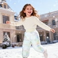 thumbnail image 5 of EnJoCho Toddler Baby Boys Girls Snow Puffer Pants Thick Quilted Warm Kids Shiny Windproof Thermal Ski Trousers Elastic Waist Winter Play Gear Cold Weather, 5 of 5