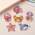 thumbnail image 6 of 2/6Pcs Resin Marine Miniature Flatback Resin Sea Figurines, 6 of 20