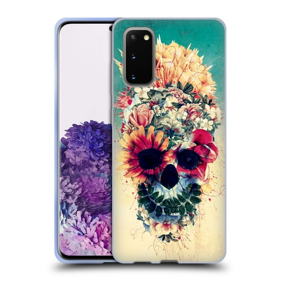 Head Case Designs Officially Licensed Riza Peker Skulls 6 Summer Soft Gel Case Compatible with Samsung Galaxy S20 / S20 5G
