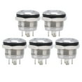 thumbnail image 3 of Loewten Button Switch, 1 NO Flat Top Switches With LED For Household Appliances For Automobile Equipment, 3 of 8