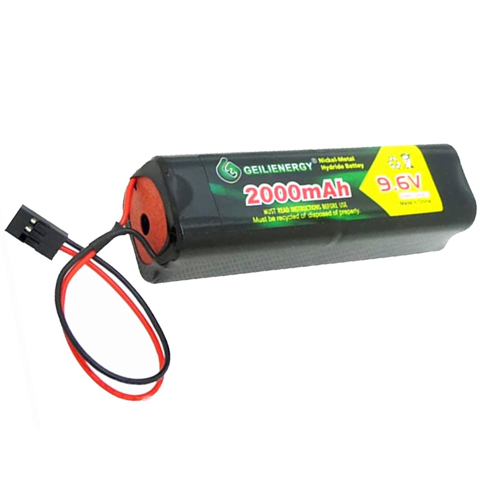 1pcs 9.6v 2000mah Square Futaba Geilienergy Battery for RC Airplanes Cars Heli for sale online 