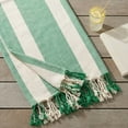 thumbnail image 6 of Unique Bargains Stripe Lightweight Absorbent Quick Dry Beach Towel Green 71" x 40", 6 of 8