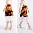 thumbnail image 4 of Pumpkin Stylish Chiffon Beach Skirt Summer Dress with Polyester Straps, 4 of 6