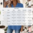 thumbnail image 3 of YFNNUP Women's 3/4 Sleeves Top Trendy V Neck Tunic Shirts Casual Lapel Summer Tops Slim Fit Solid Color Tees, 3 of 10