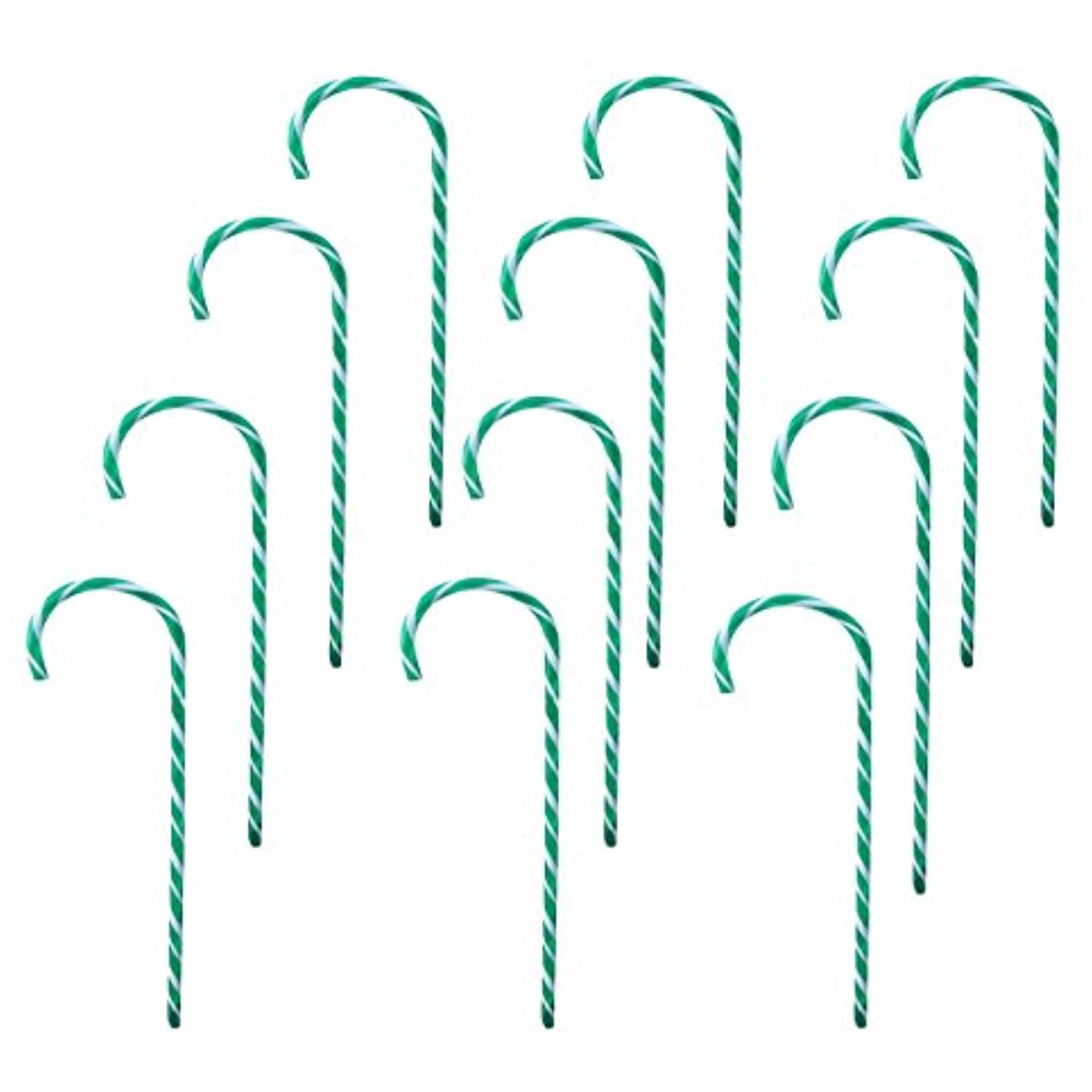 HappyHolidays! Large 32" Plastic Candy Cane Lawn Decoration for Christmas Indoor/Outdoor