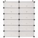 thumbnail image 3 of Organizador de zapatos VidaXL blanco con 12 compartimentos entrelazados, 3 of 7