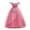 pink, variant on Retro off-shoulder flower girl dress with feathered lace. For children/adolescents. Wedding/summer wear (suitable for 6-7-year-old girls)