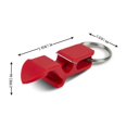 thumbnail image 6 of Snmubt Bottle Opener Key Ring Chain Keyring Keychain Metal Beer Bar Tool Claw New 2Pcs Can Opener, Kitchen Gadgets (Red, Plastic), 6 of 6