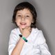 thumbnail image 5 of Pulsera para niños, pulsera de cuentas de silicona para la dentición para bebés, para bebés, para niños pequeños, para morder, para morder, para masticar, joyería, pulsera, anillo para masticadores Feliz Sencillez, 5 of 5