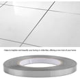 thumbnail image 3 of Silver Tape Decal Tape, Pet Room Floor Crevice Line Sticker Self Adhesive Ground Corner Tile Decor (1cm*50m Silver), 3 of 8