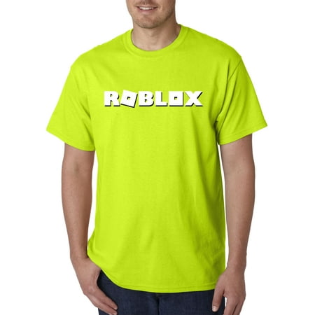 New Way 923 Unisex T Shirt Roblox Logo Game Accent Large Safety Green - new way new way 923 womens t shirt roblox logo game