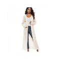 thumbnail image 1 of PENGXAING Femme Maxi Cardigan à Manches Longues Pull Ouvert Manteau, 1 of 2