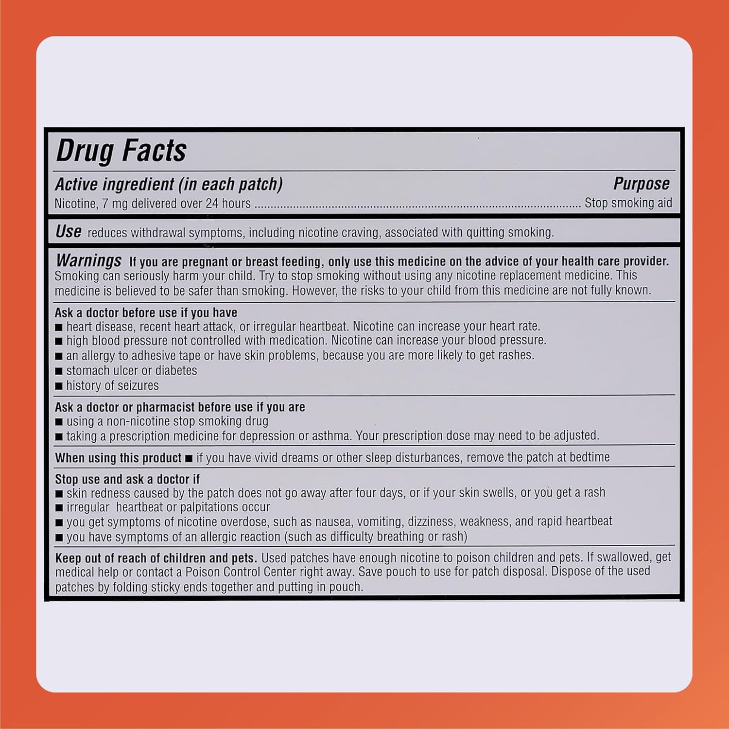 Rugby Step 3 Clear Nicotine Transdermal System, 7 mg, 14 Count