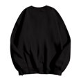 thumbnail image 5 of XIAONU Womens Sweatshirts Cute Ghost Print Trendy Hoodless Tops Peasure Long Sleeve Baggy Pullover Hoodless Sweatshirt, 5 of 5