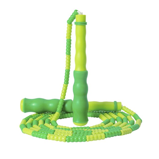 Cuerda de saltar segmentada para fitness, cuerda de saltar clásica con cuentas para uso personal deportivo