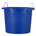 thumbnail image 2 of United Solutions Bac Utilitaire en Plastique de 19 Gallons avec Poignée en Corde, Bleu, Lot de 6, 2 of 7