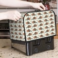 thumbnail image 2 of Toaster Covers 2 Slice, Colorful Armadillos Waterproof Bread Machine Cover Fits for Standard 2 Slice Toasters, Home Decor Toaster Protection with Hanging Rope, 2 of 7