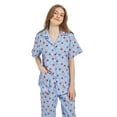 thumbnail image 2 of Kolipajam 100% Cotton Pajamas For Women Short-Sleeve Long Pants PJS Button Down Sleepwear, 2 of 5