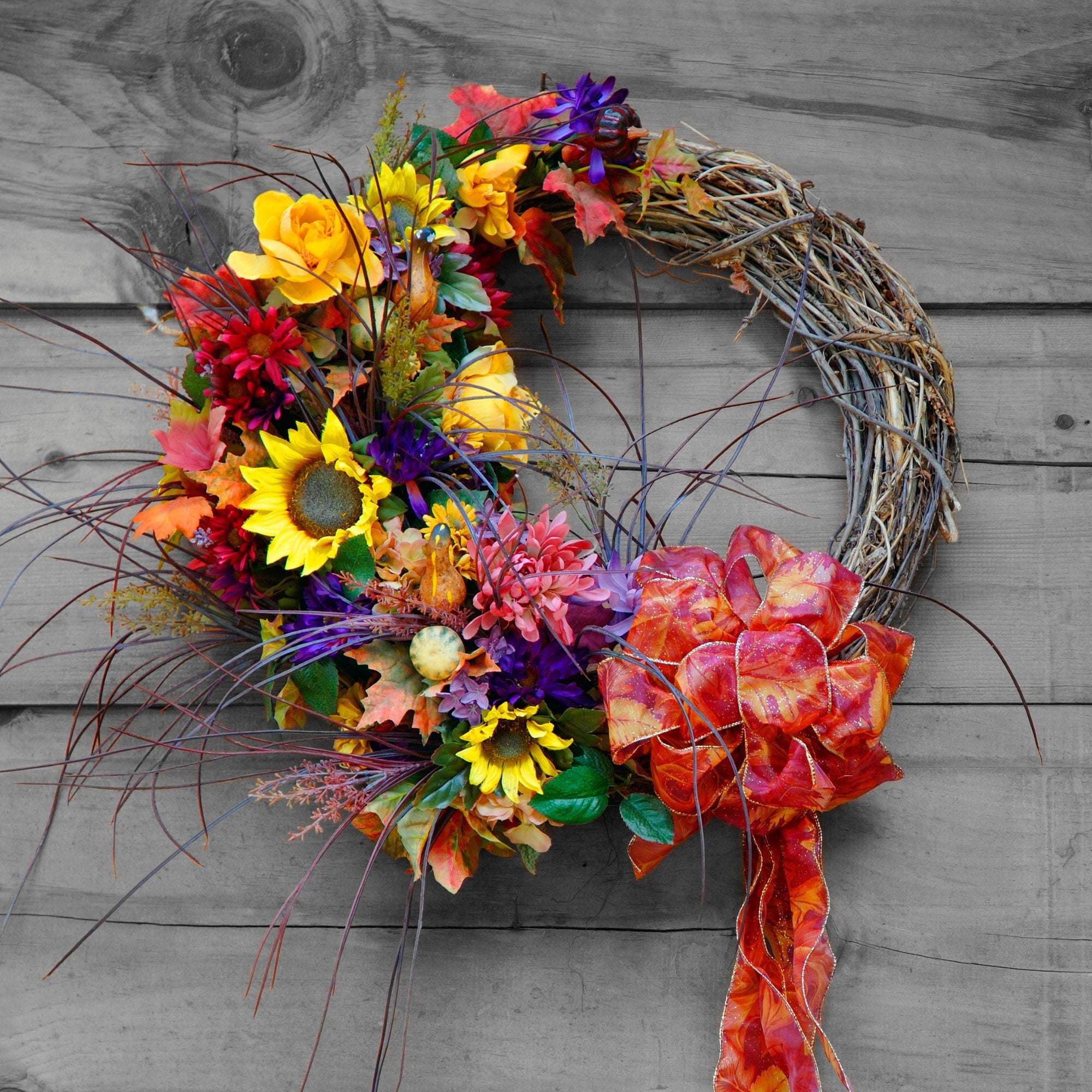 ProFlora Grapevine Brown Wreath 12"