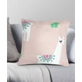 thumbnail image 2 of Cool Llama Decorative Pillow 18x18, 2 of 4